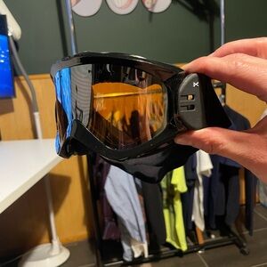 ANON Black Ski Goggles with Orange Lens Mens